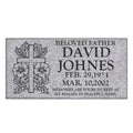 16″ x 8″ x 3″ Flat Headstone